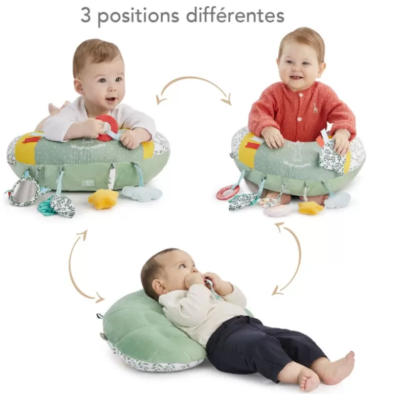 Fashion Sophie la girafe Coussin d'activités 2 en 1 Cosy play