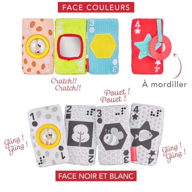 Flash Sale Sophie la girafe Jeu de cartes sensorielles