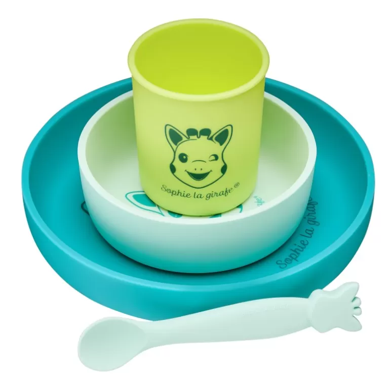 Sale Sophie la girafe Set repas silicone