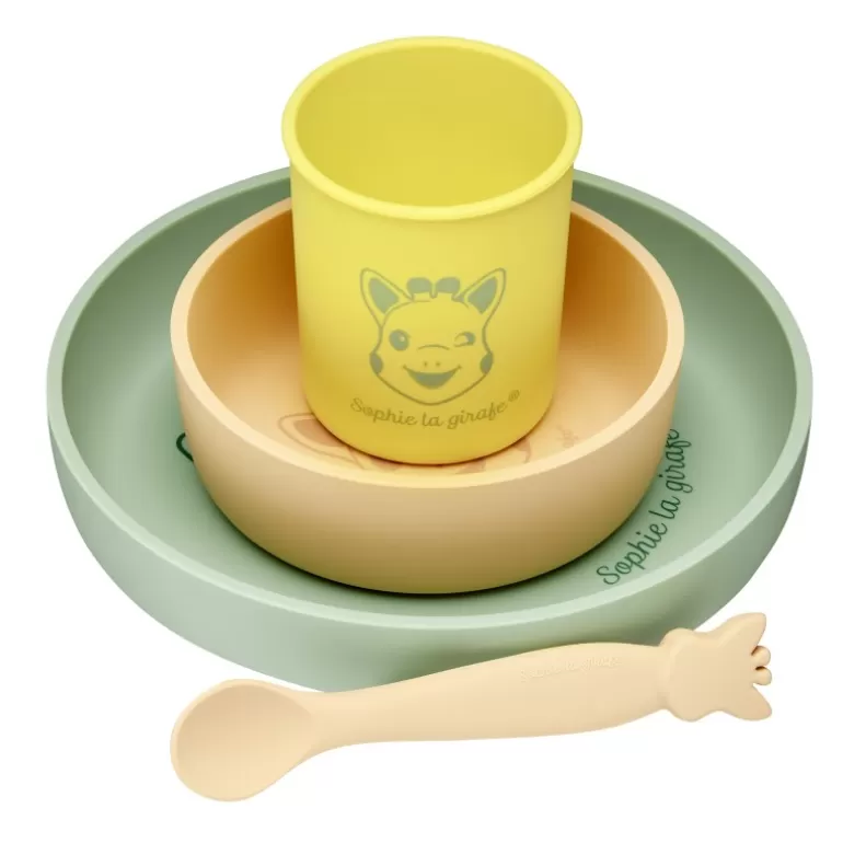 Discount Sophie la girafe Set repas silicone